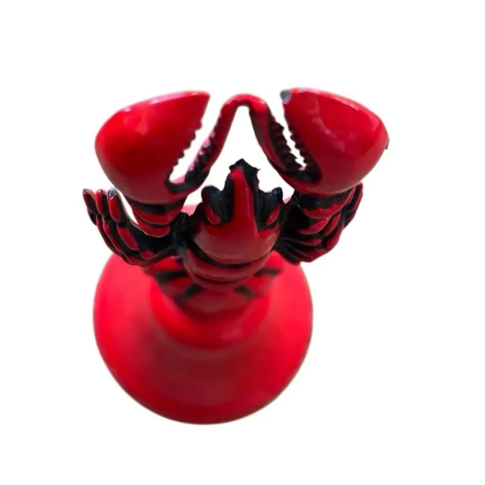 Red Metal Souvenir Lobster Bell